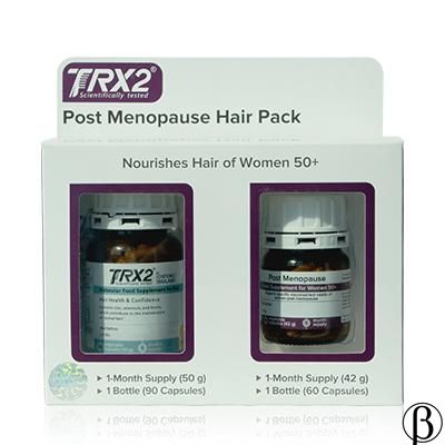 TRX2 Post Menopause Hair Pack - Набор диетических добавок против выпадения волос у женщин в период менопаузы OXFORD BIOLABS, 90 + 60 капсул