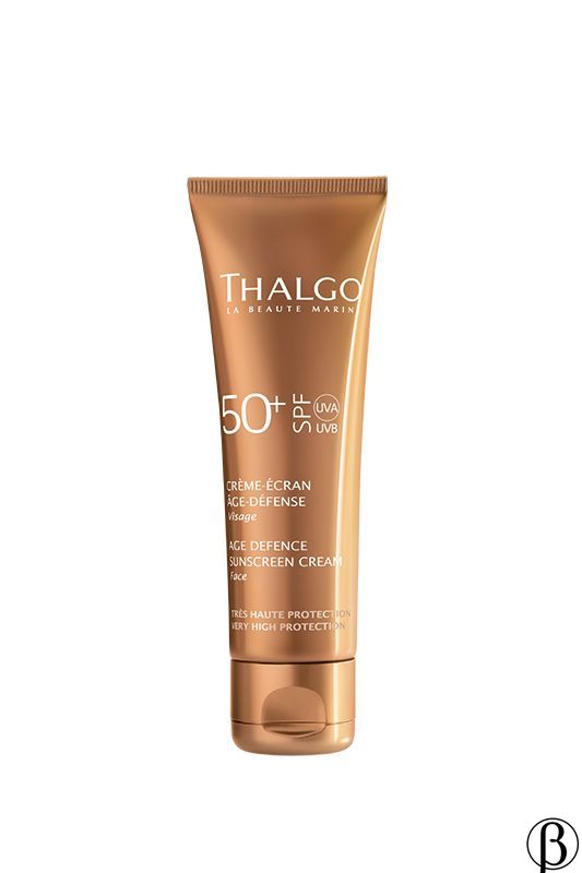 SPF 50+ Age Defence Sun Screen Cream - Suncare | омолаживающий солнцезащитный крем THALGO, 50 мл - Стандартний варіант
