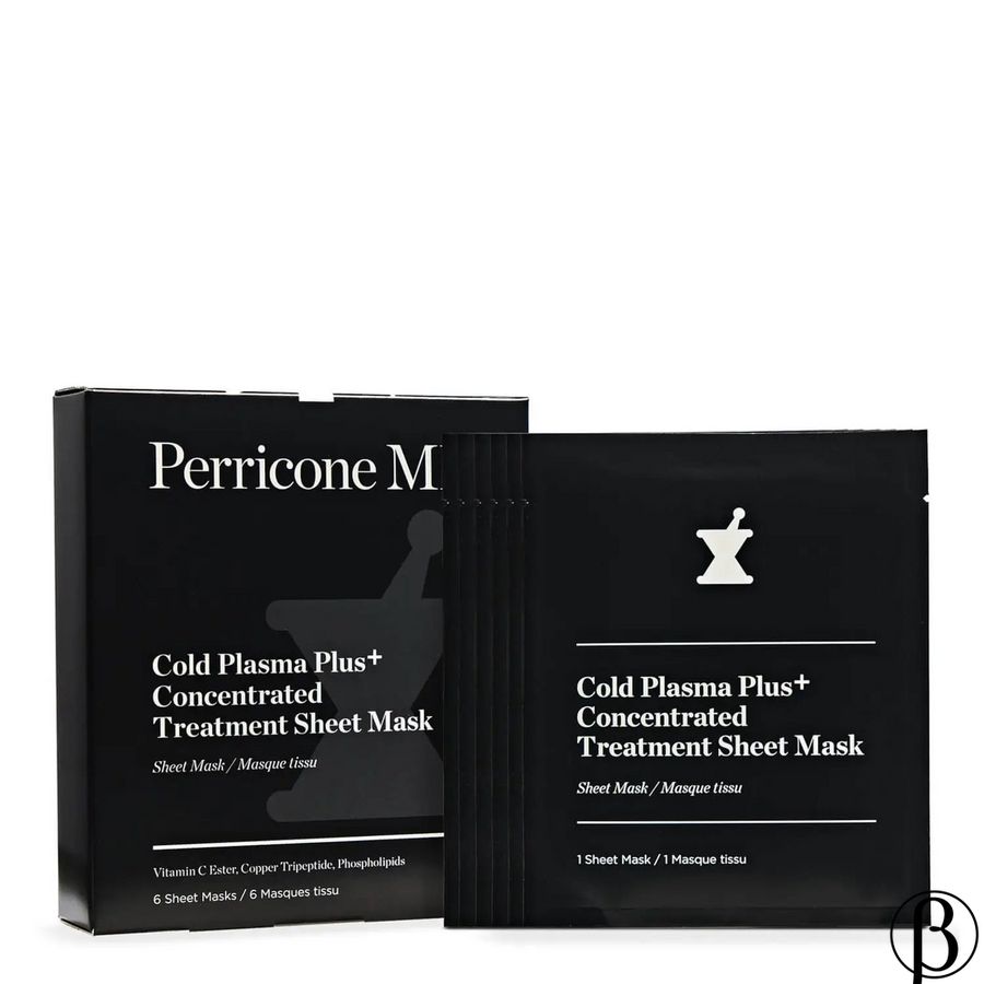 Cold Plasma Plus+ Concentrated Treatment Sheet Mask | антивозрастная маска PERRICONE MD, 6 масок