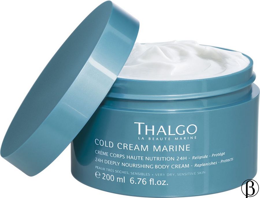 24H Deeply Nourishing Body Cream - Сold Cream Marine | крем для тела интенсивный питательный THALGO, 200 мл - Стандартний варіант