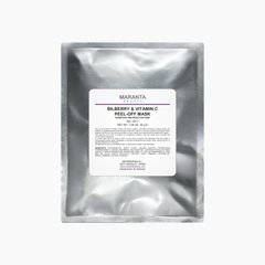 Bilberry & Vitamin C Peel-Off Mask | Альгінатна маска з чорницею та вітаміном С MARANTA, 30 г