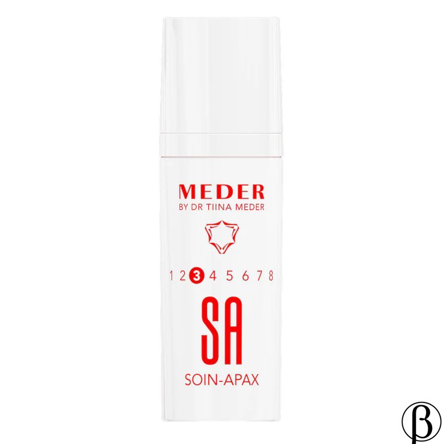 Soin-Apax Serum 3Sa | Успокаивающая сыворотка для чувствительной кожи Суан-Апакс MEDER, Стандарт 50 мл