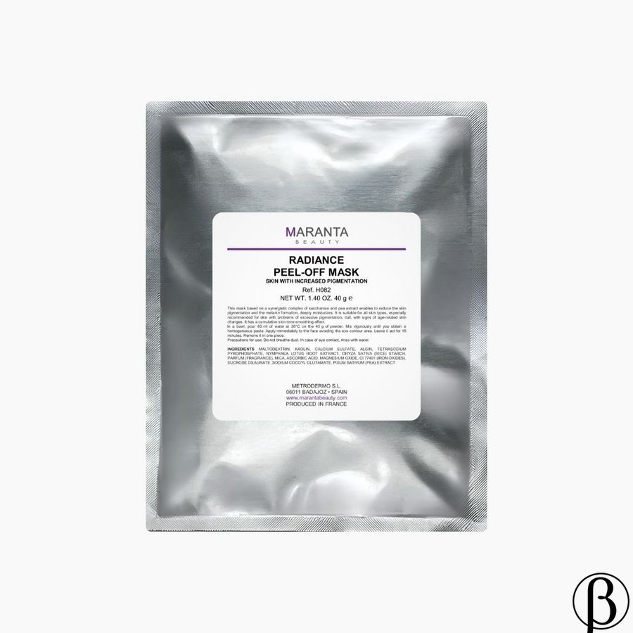 Radiance Peel-Off Mask | Альгінатна маска для сяйва шкіри MARANTA, 40 г