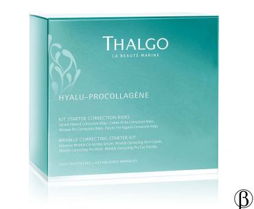 Wrinkle Correcting Starter Kit - Hyalu-Procollagen | набор-знакомство корекции морщин THALGO, Крем, сировотка, маска, патч