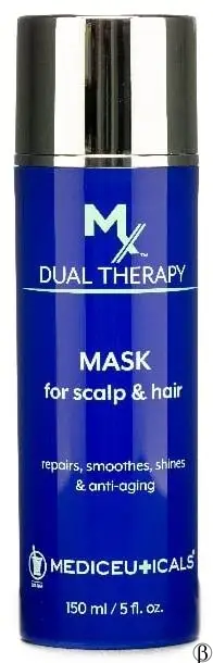 MX Dual Therapy | відновлююча та антивікова маска для волосся і шкіри голови MEDICEUTICALS, 150 мл
