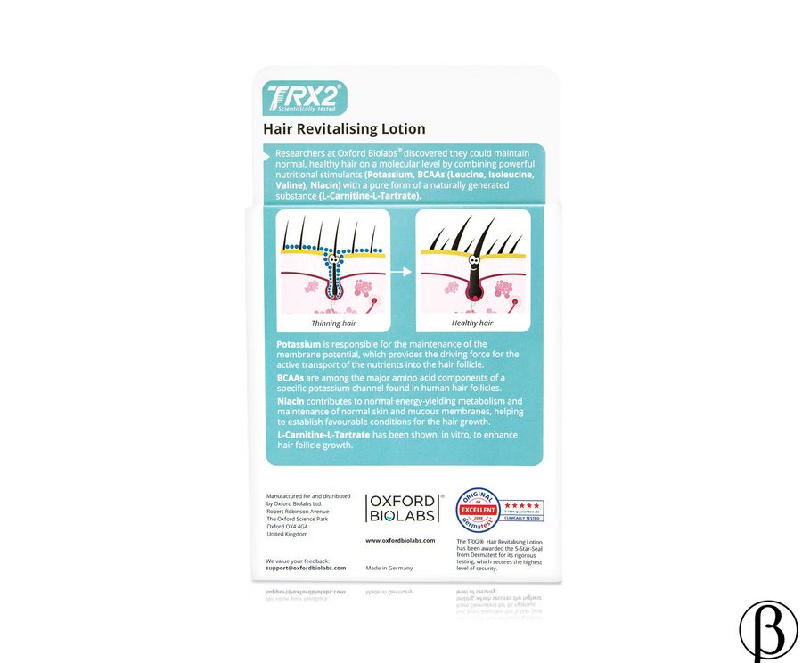 TRX2 Lotion - Відновлюючий лосьйон проти випадіння волосся OXFORD BIOLABS, 60 мл