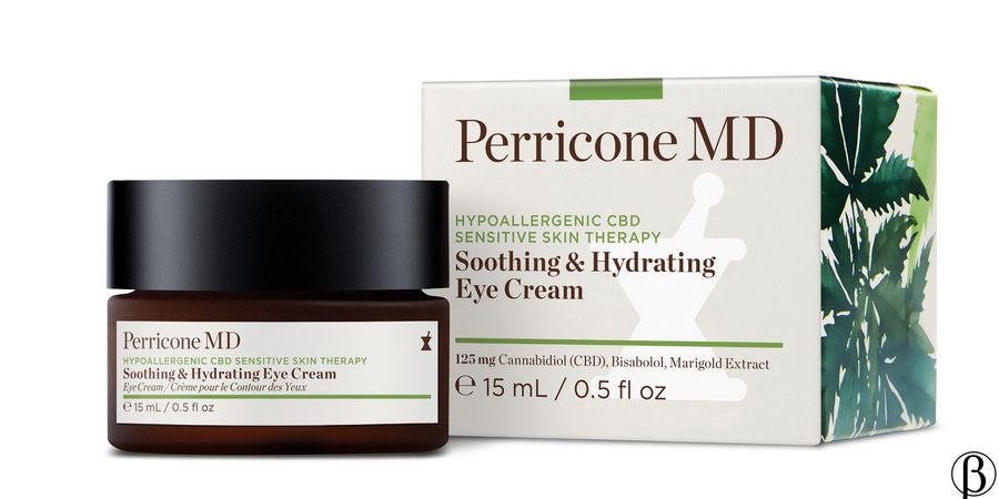 Hypo Allergenic CBD Sensitive Skin Therapy Soothing & Hydrating Eye Cream | заспокійливий засіб навколо очей для чутливої шкіри PERRICONE MD, 15 мл