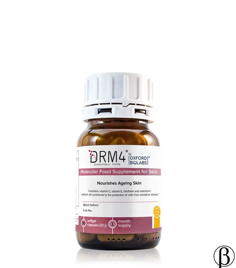 DRM4 - Молекулярная диетическая добавка для улучшения качества кожи OXFORD BIOLABS, 90 капсул
